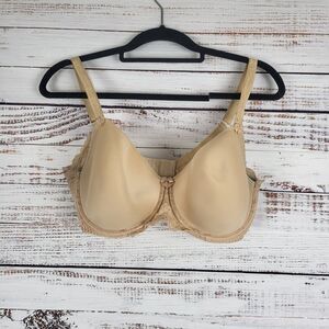 Fantasie Bra 34G Womens Tan Lace Underwired Full Coverage Adjustable Straps